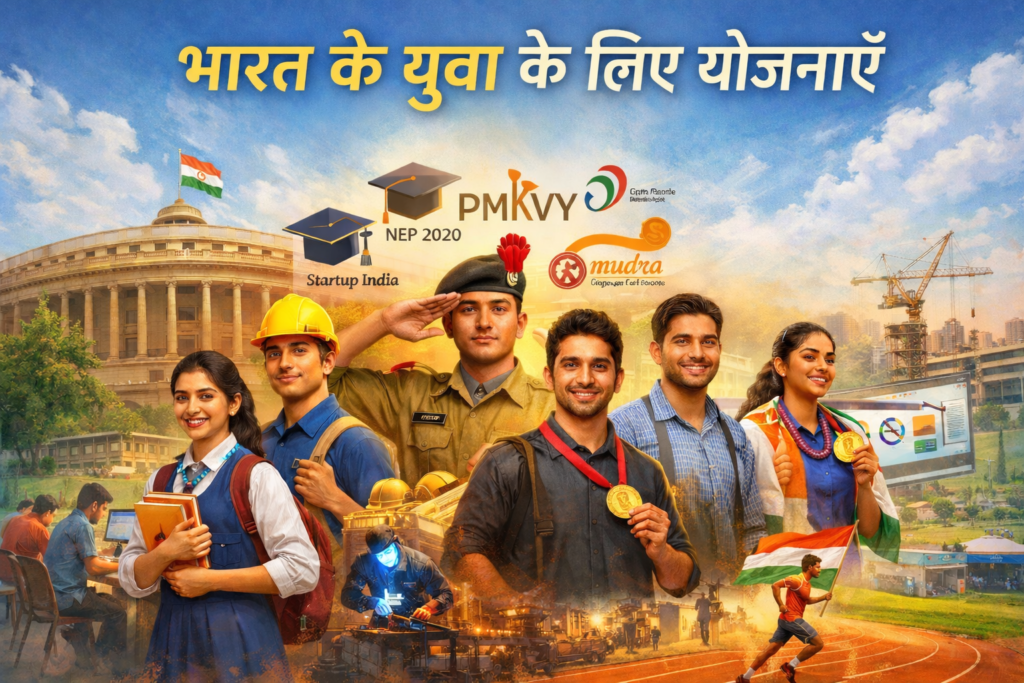 भारत के युवाओं के लिए केंद्र सरकार की योजनाएँ