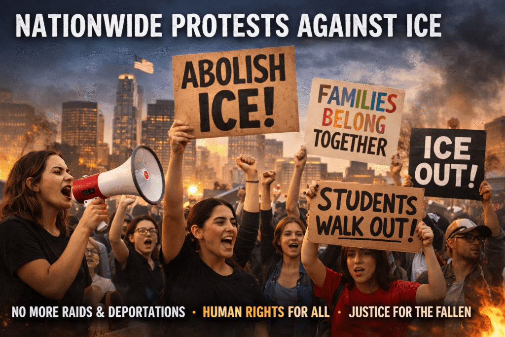 Anti-ICE Protest