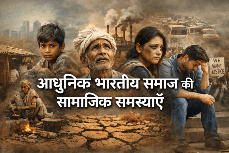 आधुनिक भारतीय समाज की सामाजिक समस्याएँ