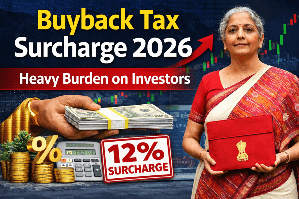 Buyback Tax Surcharge 2026: निवेशकों पर बढ़ा बोझ