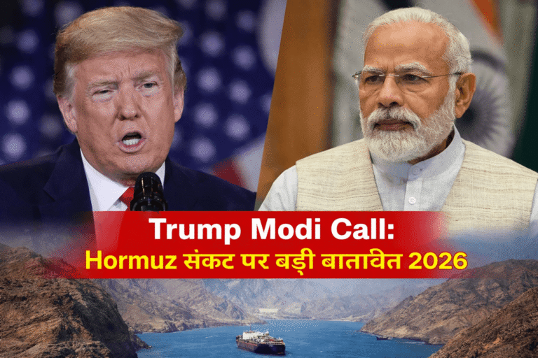 Trump Modi Call: Hormuz संकट पर बड़ी बातचीत 2026