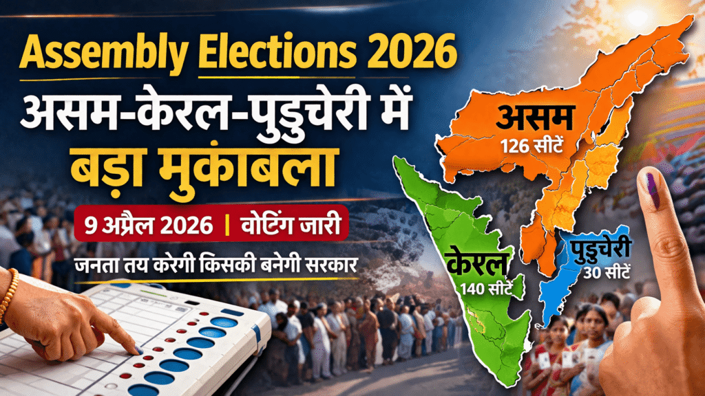 Assembly Elections 2026: आज मतदान, किसकी बनेगी सरकार?